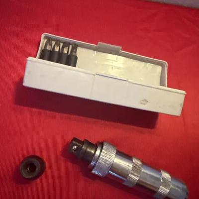 Vintage Impact Driver With Bits And Case