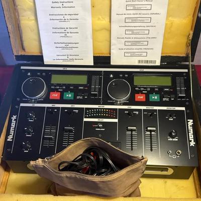 Numark CDMIX 1 Professional CD Mixing Console with Case & Cables