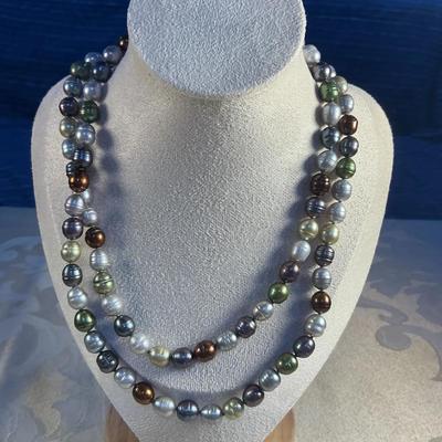 Beautiful Strand of Multi-Colored Pearls