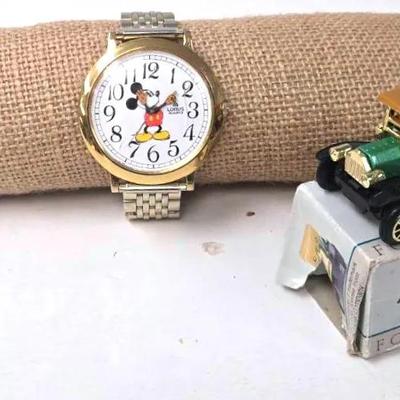 "Lorus" Mickey Mouse Watch & Ford Model T 