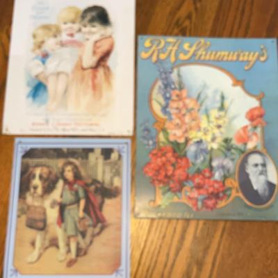 3 Metal Signs  16” X 12”    14” X 11”  12” X 10”