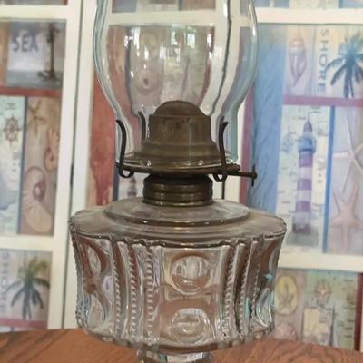 Oil/Kerosene Lamp “Lincoln Drape Style”? 18”
