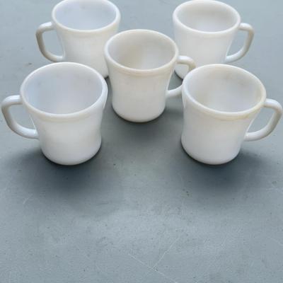 5 VTG Fire King Coffee Cups  
