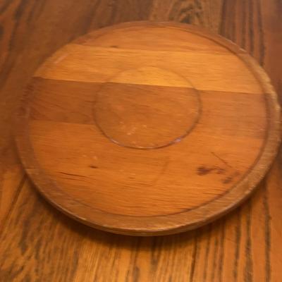 REAL Lazy Lazy Susan  14 3/4” Across 2 1/4” Tall  Perfect For Serving Some Scratches 