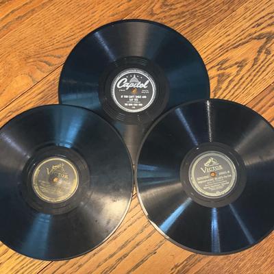 3) 78 RPMs Albums No Covers 2) Benny Goodman Quartet 1) The King Cole Trio  