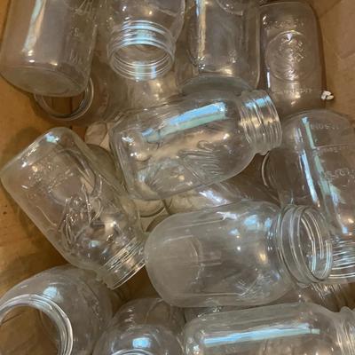 Canning Jars  About 30 I’m Guessing Quart Size Jars  