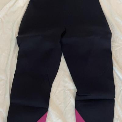 New X-LARGE Women’s Long Diving Suit  X-LARGE Pink&Black Zip At Ankles Velcro On Left Shoulder