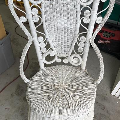 Real Wicker  Chair Natural Not Plastic  