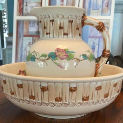 Wash Bowl And Pitcher 