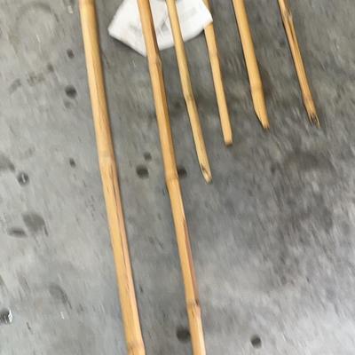 Tiki Torches 2- Tall 4- Small