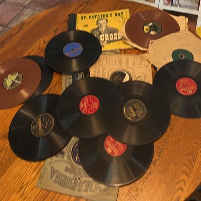 78 RPM RECORDS   13 Of Them  1908 And Up  
