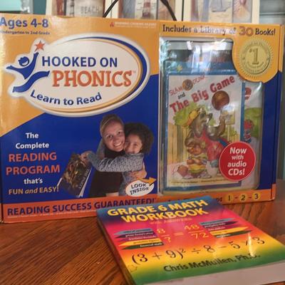Education Hooked On Phonics Age 4-8   6 Grade Math Workbook