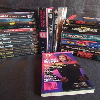 Star Wars & Star Trek Books & DVDs 