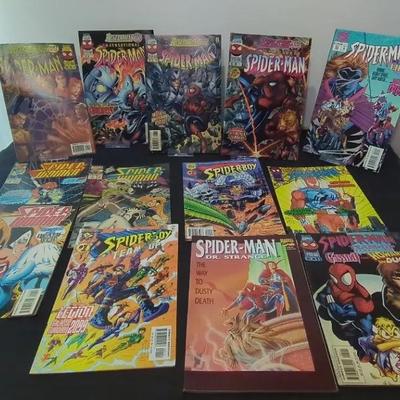 Spiderman, Spiderwoman & Spiderboy Comics