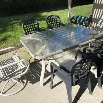 Glass Patio Table And Chairs