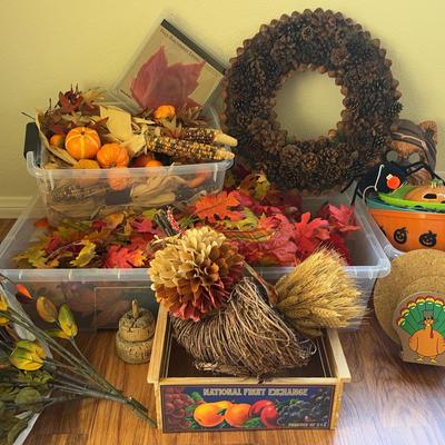 Huge Mystery Halloween / Autumn / Fall Decor Lot
