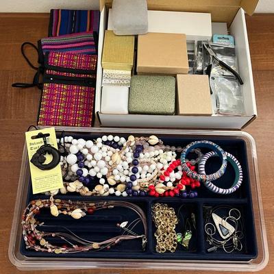 Eclectic Jewelry Including Stone Beads