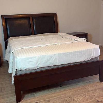 Queen Size Bed Headboard, Footboard, Frame