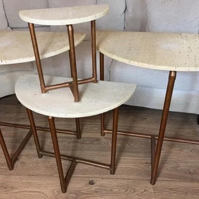 Stone And Metal Tables 