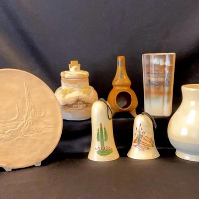 Collection Of Southwestern Pottery Items