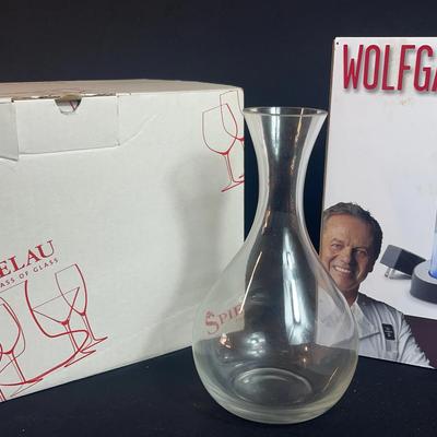 Wine Much? Glasses and Decanter