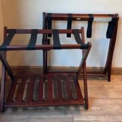 Folding Wooden Luggage Racks