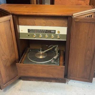 Vintage Console Stereo System