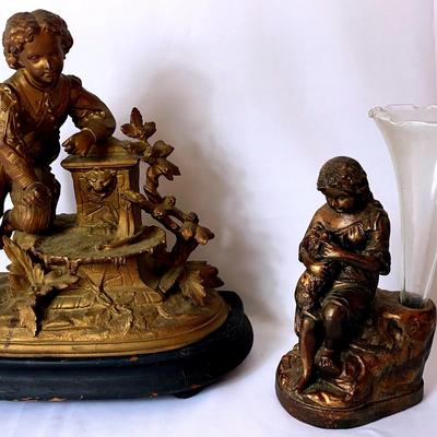 Boy And Girl Sculptures