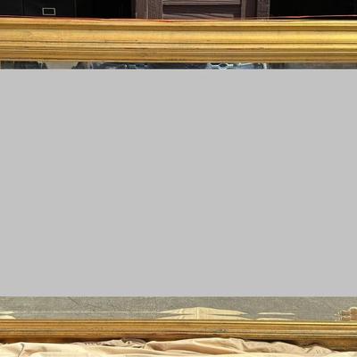 Large Gold Framed Mirror 6’x3’