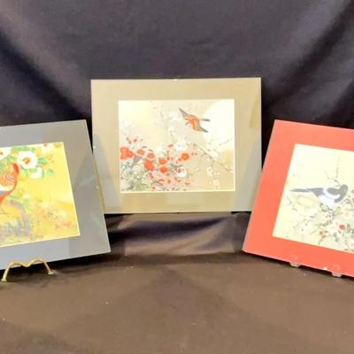 Asian Style Bird Prints