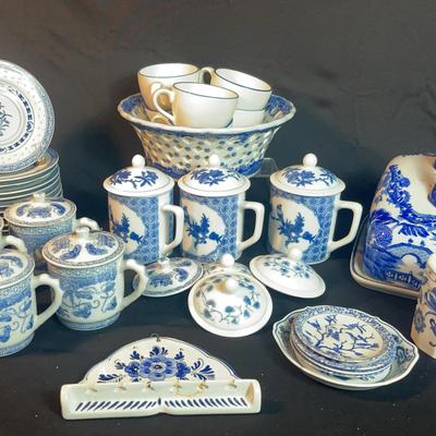 Blue And White Dishes 
