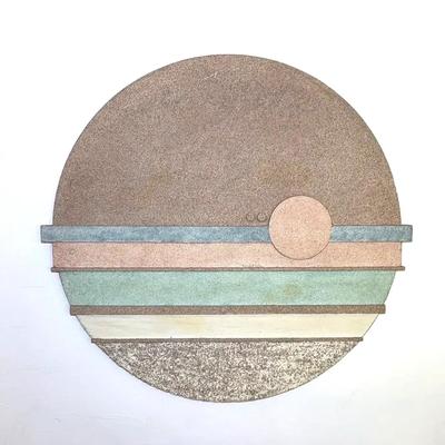 Round Sandstone Wall Art