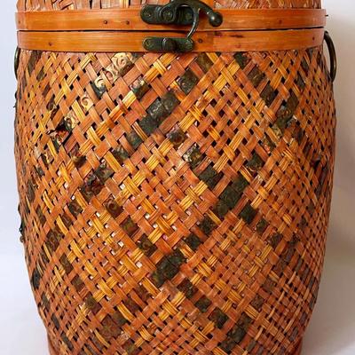 Woven Rattan Basket 