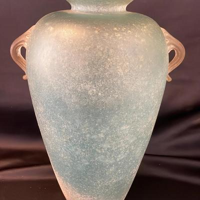 Murano Scavo Glass Vase