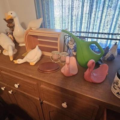 GE Clock, Books, Ducks, Chickens, Pictures, Piggy Bank & More!