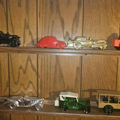 Vintage Avon Collectible Car Decanters (8 pcs)