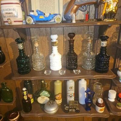 Vintage Whiskey Decanter Collection – Beam & Ezra Brooks