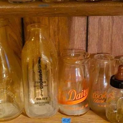 Milk Bottles From Kendallville, Elkhart, IN & more!