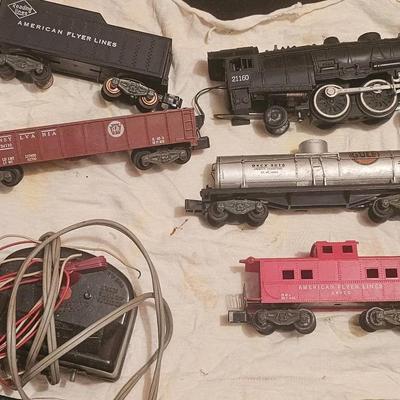 Train Set w/ Track & Vintage Erector Set