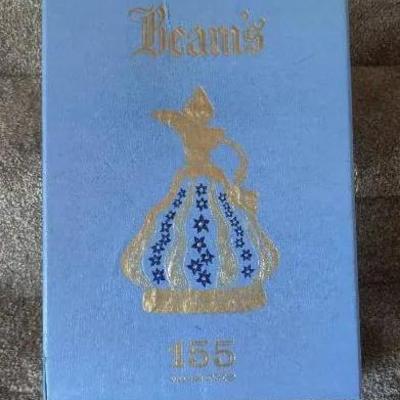 Beam’s Choice 155-Month Porcelain Decanter – Blue Starburst Design
