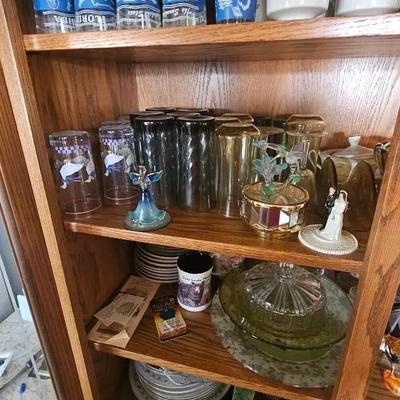 Vintage Glasses, Plates, Figurines & More!