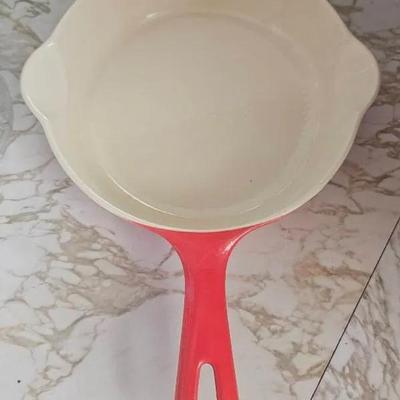 #4 Griswold Enamel Cast Iron Skillet & Toaster, etc.
