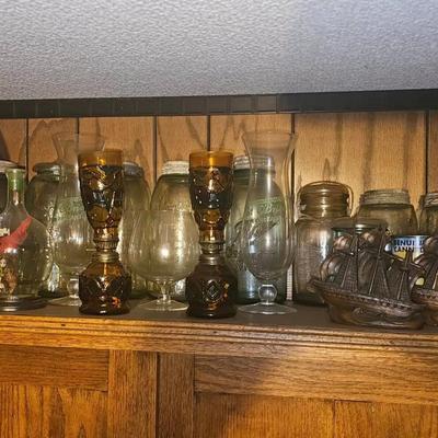 Vintage Decorative Collectibles & Glassware on Top 