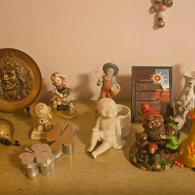 Items On Chest, Dresser, Nightstands Plus Wall Decor