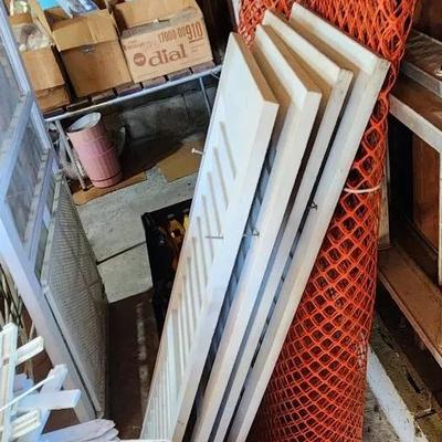 Snow Fence, Shutters & Door