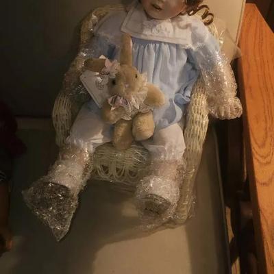 Little Lady Doll in Chair 