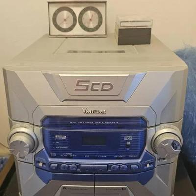 Venturer CD Changer Stereo w/ 2 Speakers