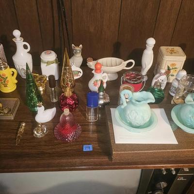 Large Collection of Vintage Avon Bottles