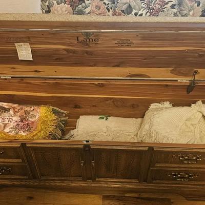 Vintage Lane Cedar Hope Chest w/ Everything Inside. 