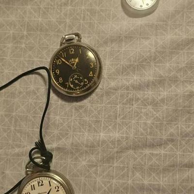 Tower, Westclox Scotty & Lucerne Pocket Watches